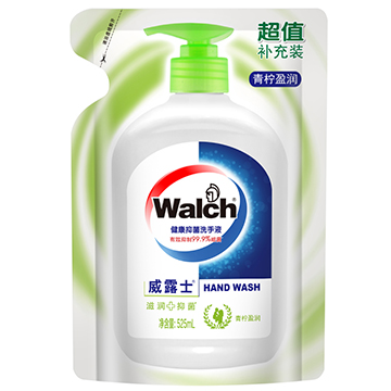 威露士（Walch）健康抑菌洗手液(青檸盈潤)袋裝525ml-京東
