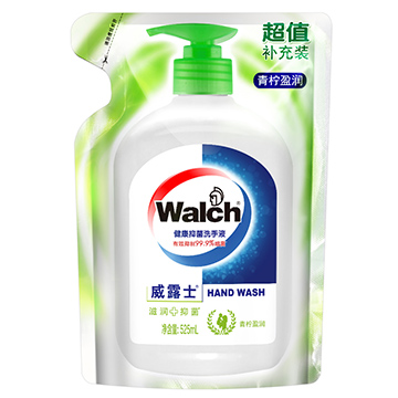 威露士（Walch）健康抑菌洗手液(青檸盈潤)袋裝525ml-京東