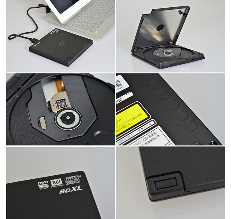 Pioneer 6X藍(lán)光刻錄機(jī)USB3.0接口 上掀蓋設(shè)計(jì) ...-京東