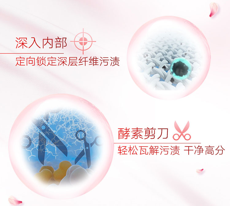 奧妙全自動含金紡馨香精華無磷洗衣粉淡雅櫻花1700g（新老包裝隨機(jī)發(fā)貨）-京東